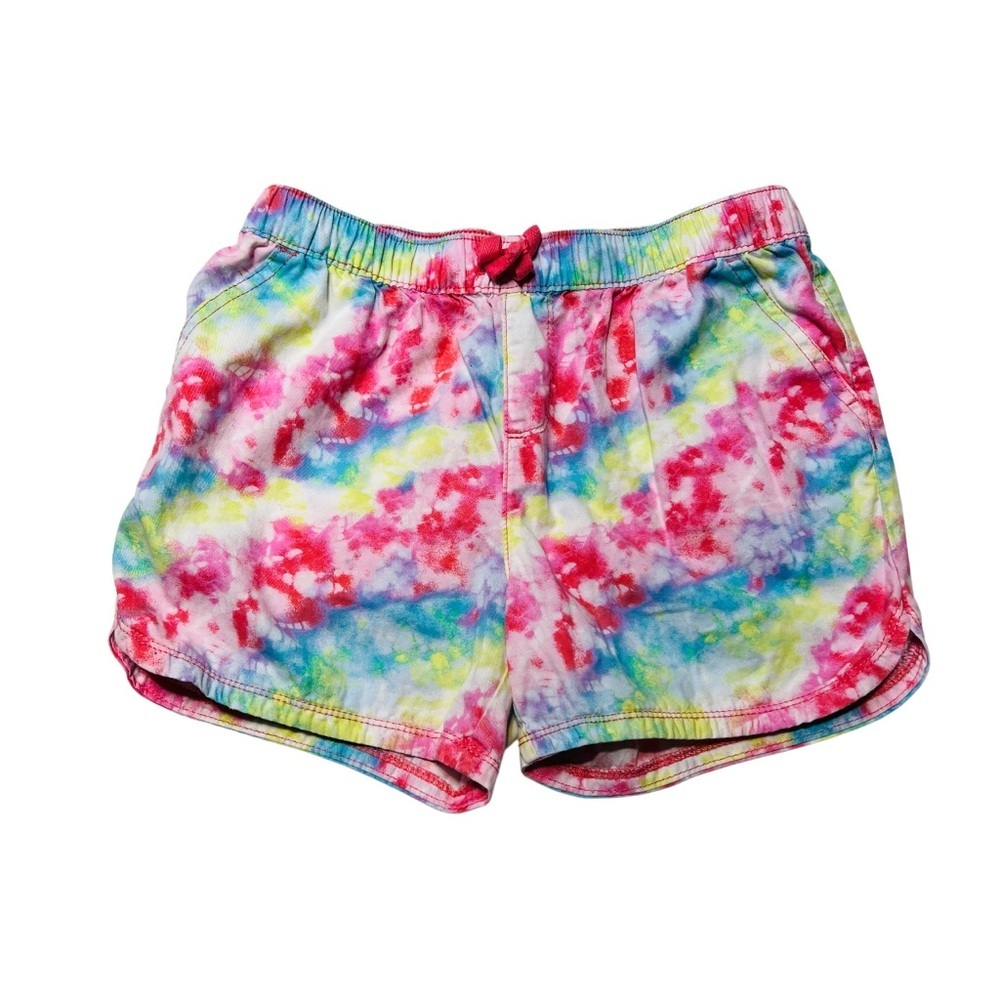 The Children's Place Pink and Blue Tie-Dye Shorts